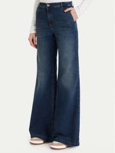 ViCOLO Jeansy DF5103 Niebieski Wide Leg