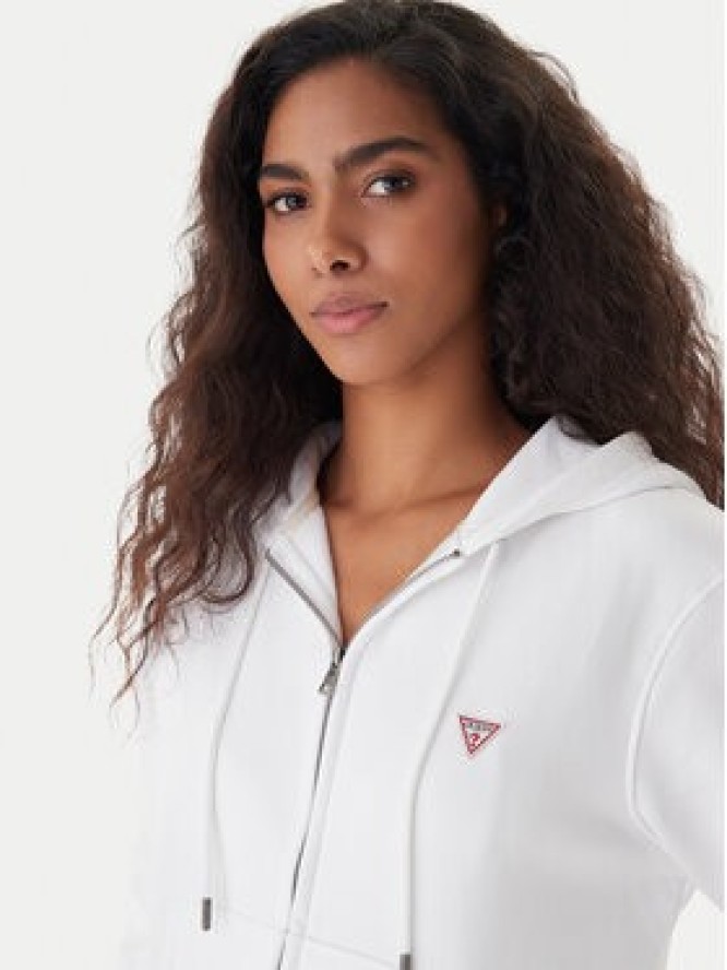 Guess Jeans Bluza W4YQ03 KC811 Biały Regular Fit