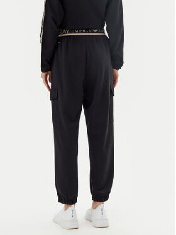 EA7 Emporio Armani Spodnie dresowe 7W000282 AF12501 UC001 Czarny Loose Fit