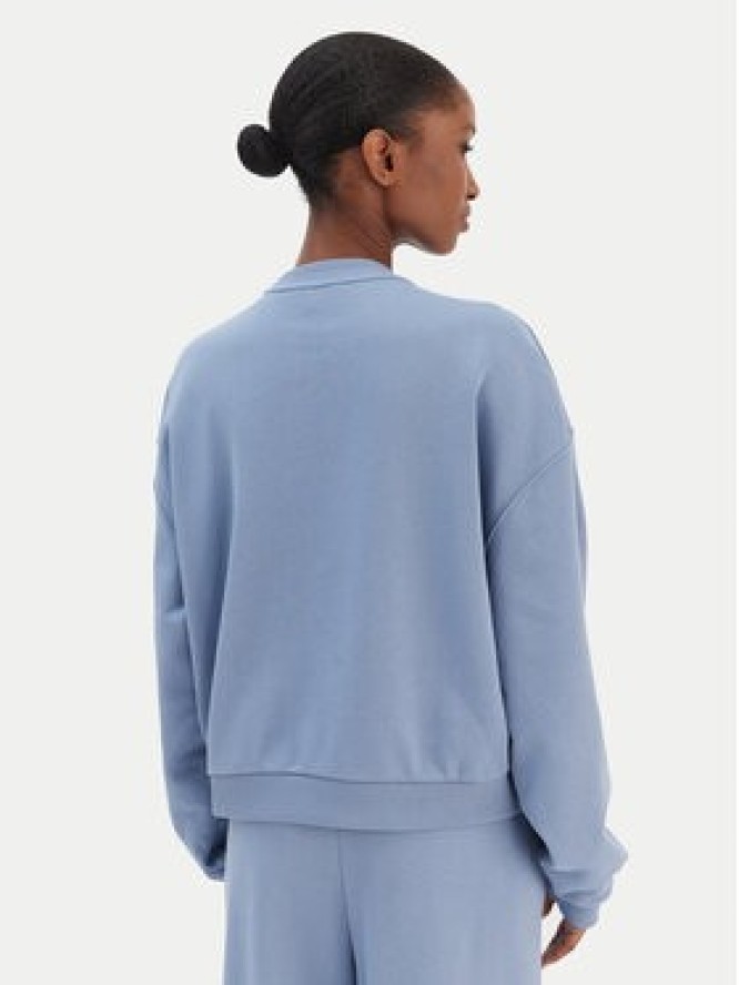 Tommy Hilfiger Bluza Script WW0WW48783 Niebieski Relaxed Fit