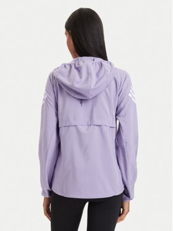 adidas Kurtka do biegania Adi365 Iconic KY2652 Fioletowy Regular Fit