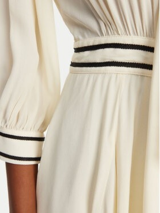 Babylon Sukienka codzienna S00856 Écru Regular Fit