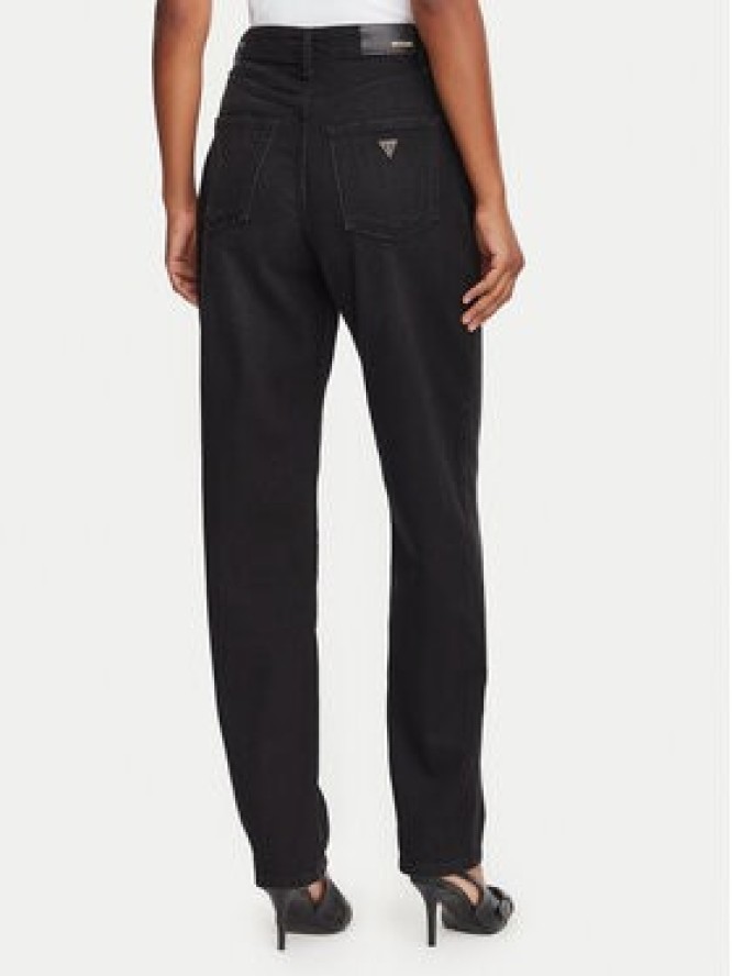 Guess Jeansy W6YA3J D1544 Czarny Tapered Leg