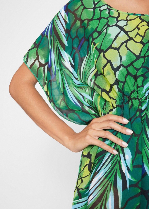 Tunika plażowa z szyfonu