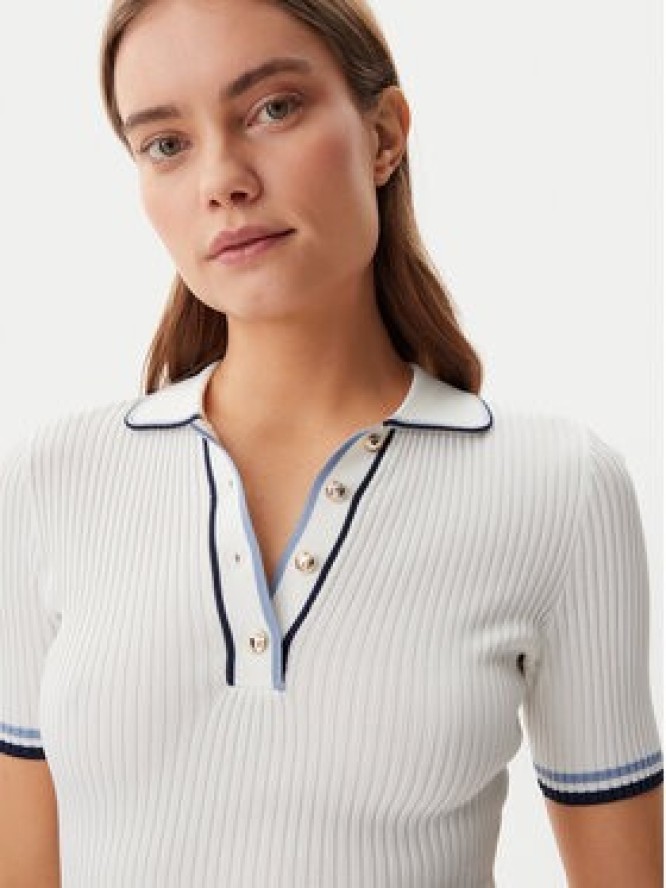 Guess Sukienka dzianinowa W5GK84Z3L10 Biały Regular Fit