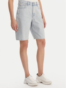 Calvin Klein Jeans Szorty jeansowe LV047F673G Czarny Loose Fit