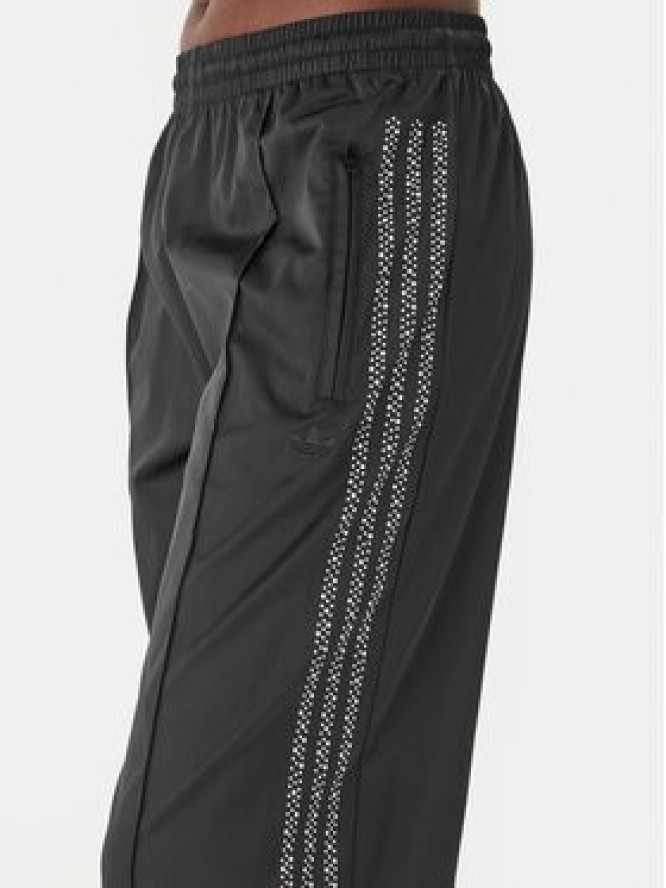 adidas Spodnie dresowe Pearl Firebird KC7863 Czarny Loose Fit