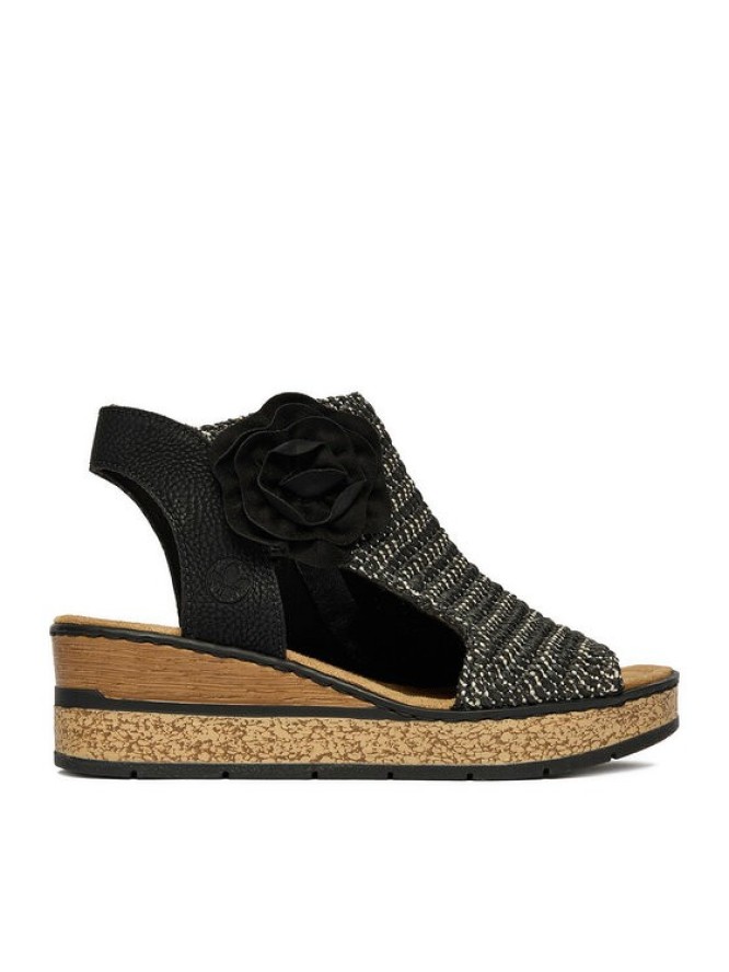 Rieker Sandały CEO-63791-01 Czarny