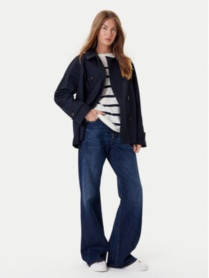 Tommy Hilfiger Trencz WW0WW45618 Granatowy Regular Fit