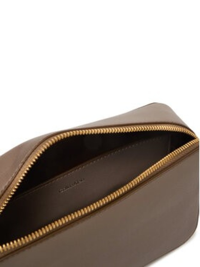 Calvin Klein Torebka Foil Logo Elongated Camera Bag LV04F3276G Beżowy