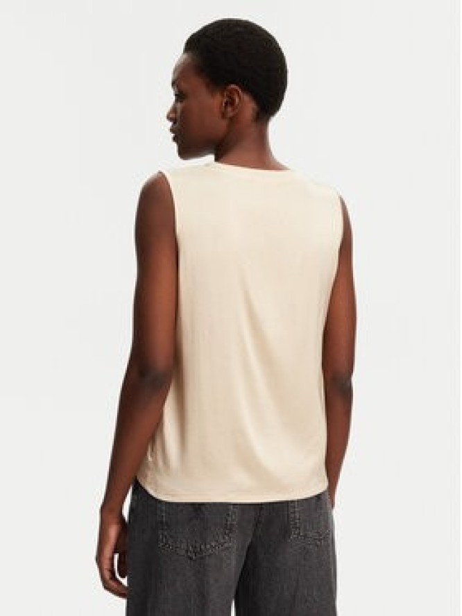 ViCOLO Bluzka TD0006 Beżowy Relaxed Fit