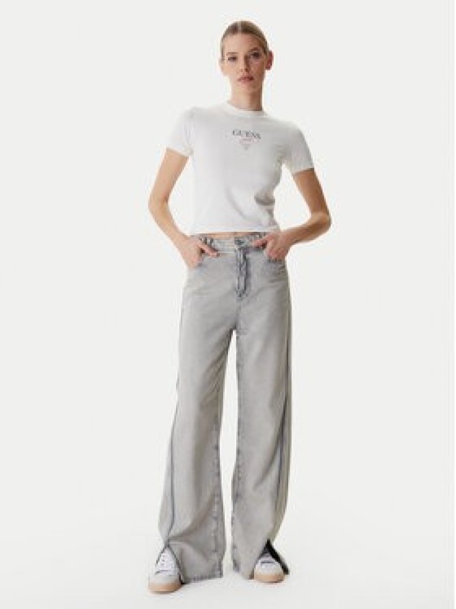 Guess Jeans T-Shirt W6RI15 J1314 Écru Regular Fit