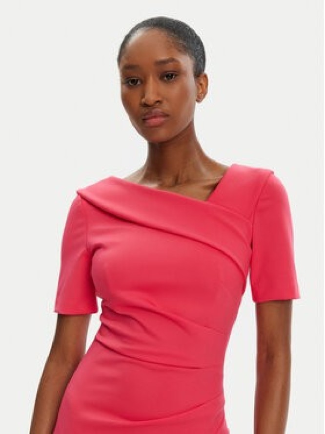 Rinascimento Sukienka koktajlowa CFC0122560003 Różowy Regular Fit