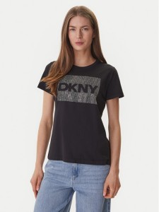 DKNY T-Shirt DJ6T1701 Czarny Regular Fit