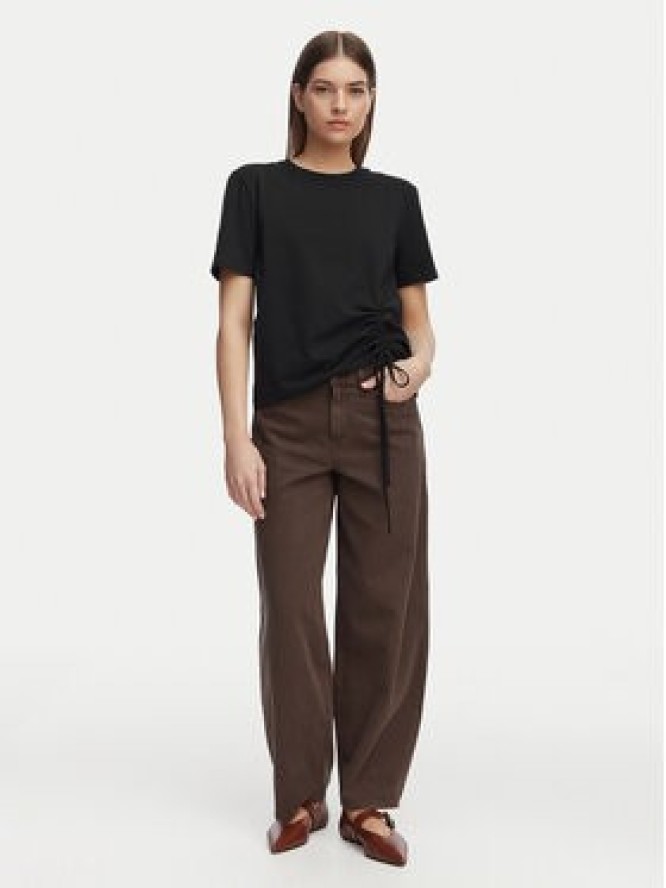 French Connection T-Shirt 76QZA Czarny Relaxed Fit