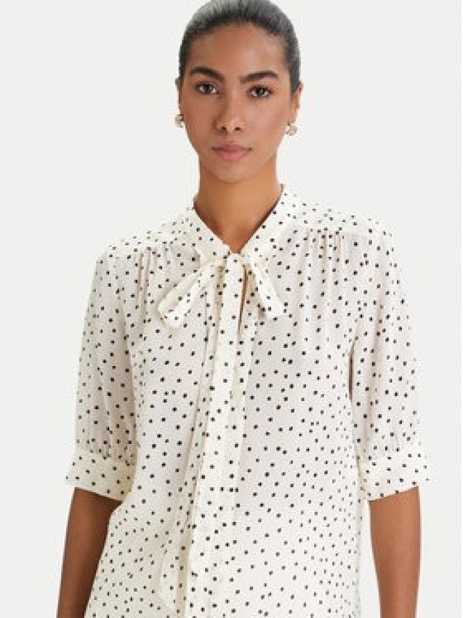 Luisa Spagnoli Bluzka Barcolana 543049 Écru Regular Fit