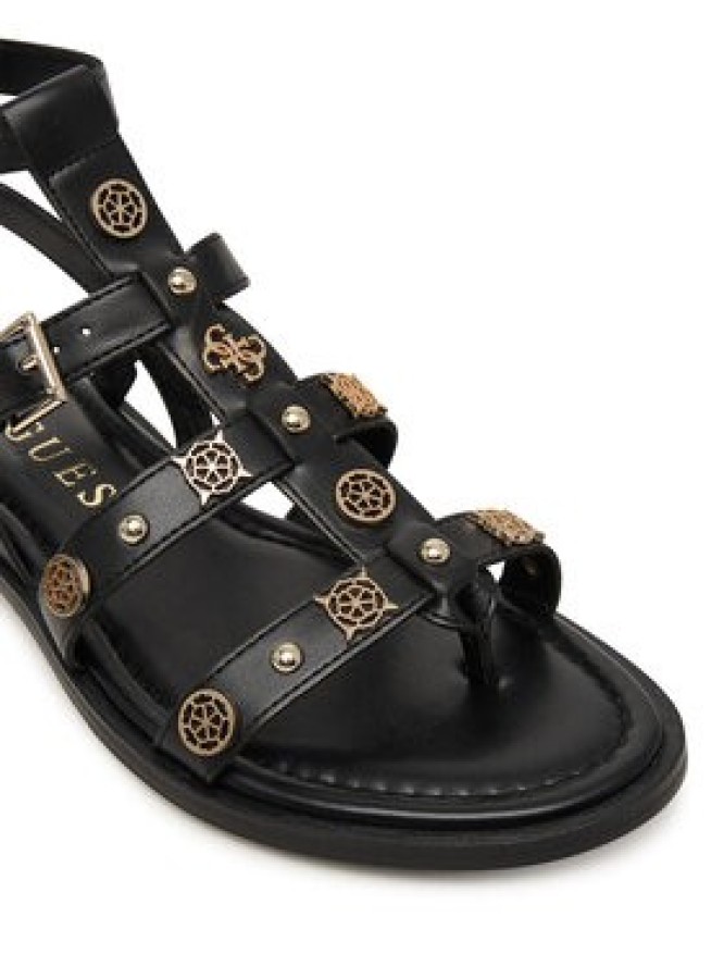 Guess Sandały FLJYZZ PEL03 Czarny