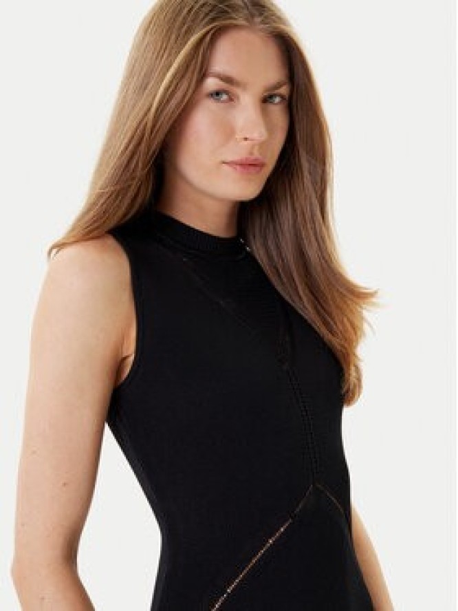 Marciano Guess Sukienka dzianinowa 5YGK18 5876Z Czarny Slim Fit