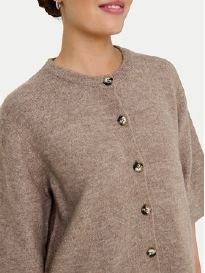 ONLY Kardigan Camilla 15348772 Brązowy Regular Fit