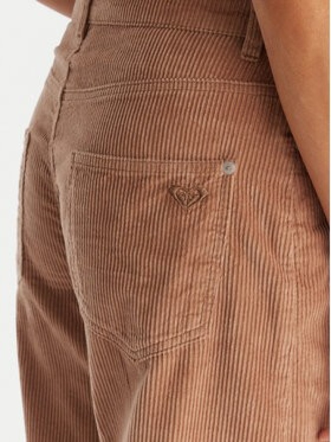 Roxy Spodnie materiałowe ERJNP03678 Brązowy Regular Fit
