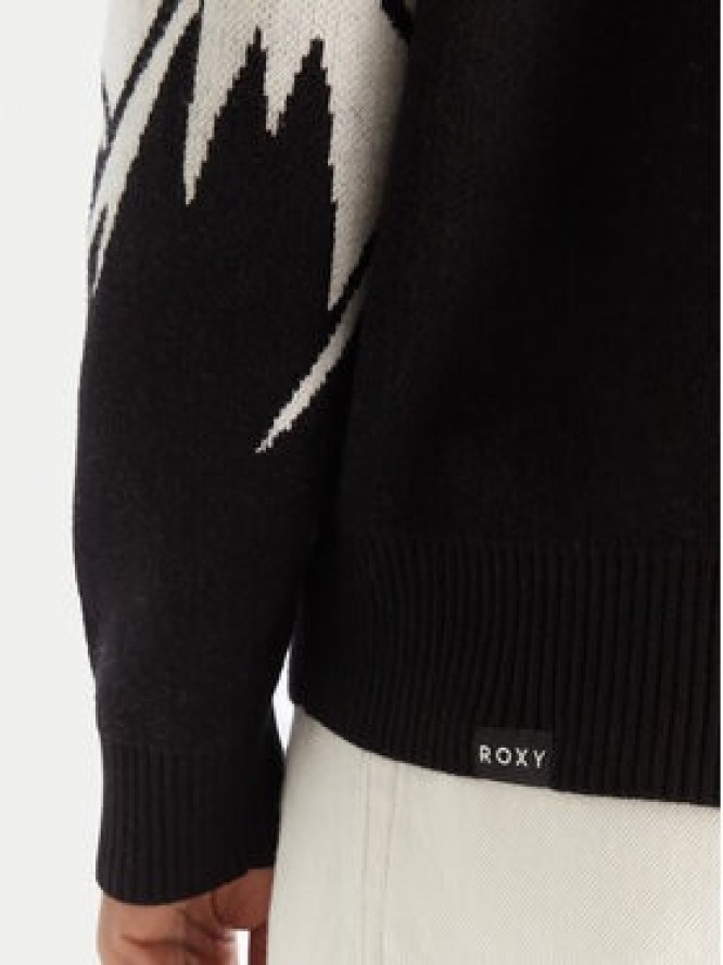 Roxy Sweter Cozy Sound ERJSW03657 Czarny Regular Fit