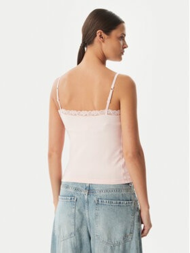 adidas Top KC6438 Różowy Slim Fit