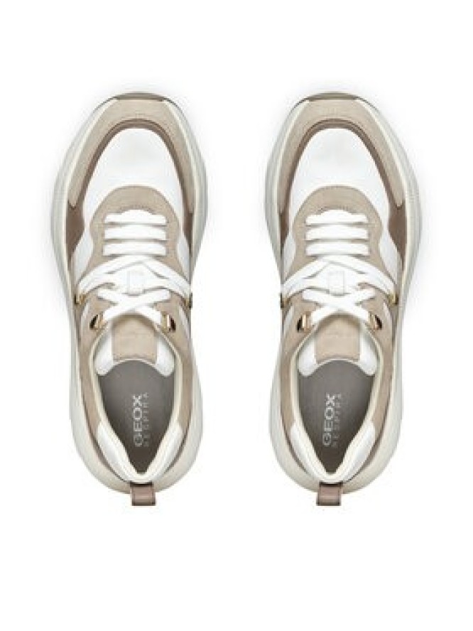 Geox Sneakersy D Diamanta D36UFE 08522 C0118 Biały