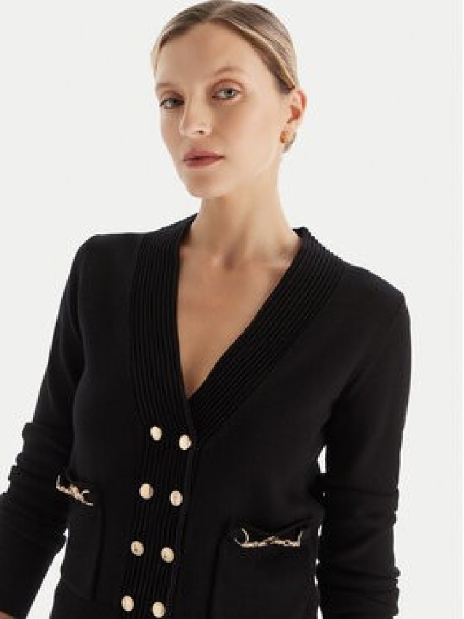 Fracomina Kardigan FR25WT8010K55601 Czarny Regular Fit