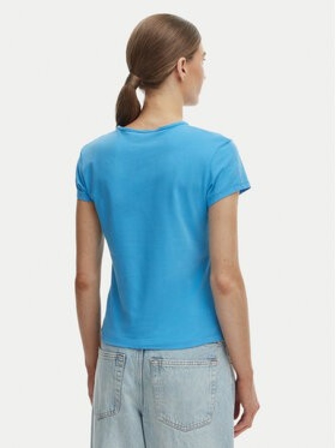 Tommy Hilfiger T-Shirt WW0WW48710 Niebieski Slim Fit