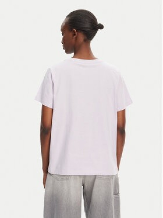 TWINSET T-Shirt 251TT2040 Fioletowy Regular Fit