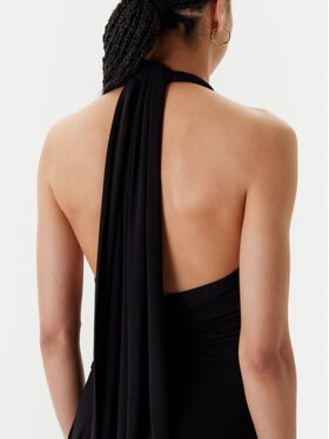 NORMA KAMALI Sukienka wieczorowa KK1253PLO61001 Czarny Slim Fit