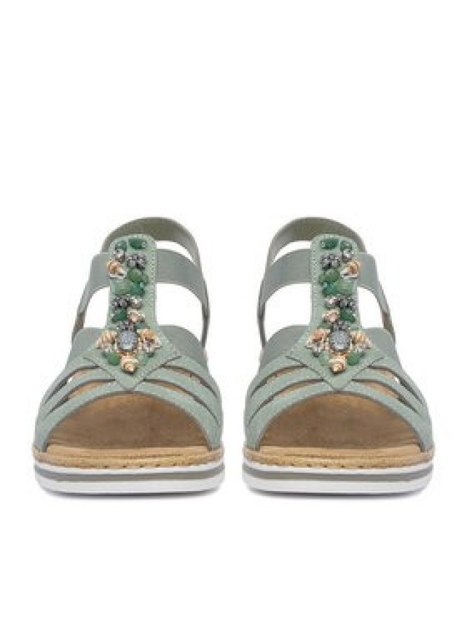 Rieker Sandały CEO-V0649-52 Zielony