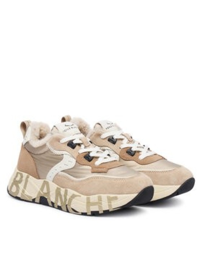Voile Blanche Sneakersy Club105 FUR. 2019460-03 Beżowy