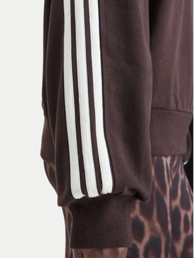 adidas Bluza Adidas Kit 3-Stripes KW7702 Brązowy Loose Fit