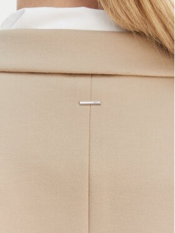 BOSS Marynarka Jia14 50556336 Beżowy Slim Fit