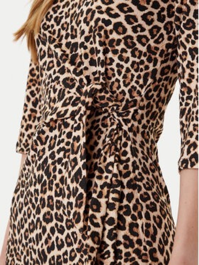 Morgan Sukienka codzienna 252-RJOSY Brązowy Regular Fit