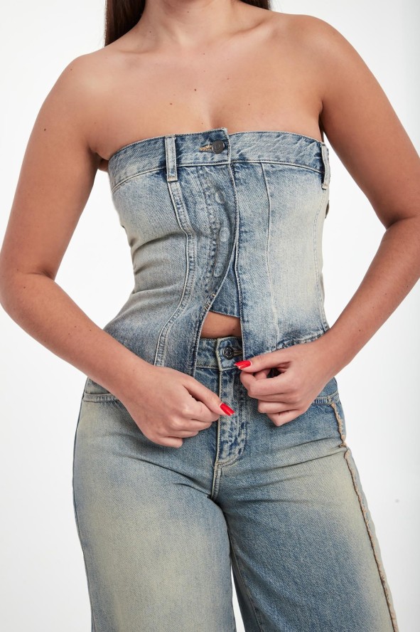 Top damski gorsetowy ARMANI EXCHANGE