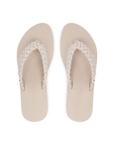 Tommy Hilfiger Japonki Th Wedge Cornrow Beach Sandal FW0FW09037 Écru