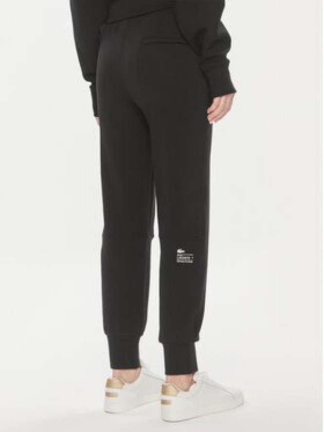 Lacoste Spodnie dresowe XF0343 Czarny Regular Fit