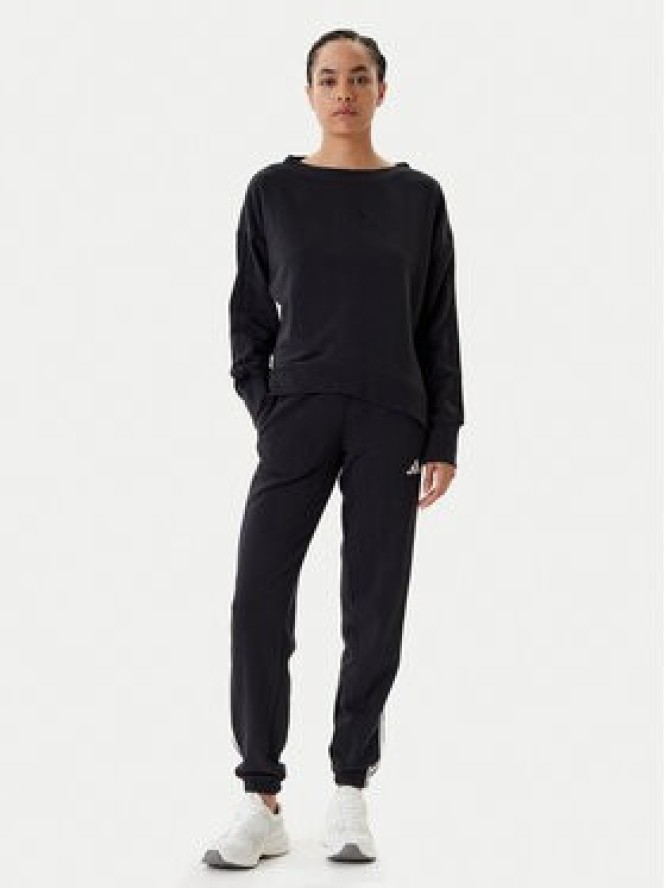adidas Spodnie dresowe Essentials 3-Stripes JD5302 Czarny Regular Fit
