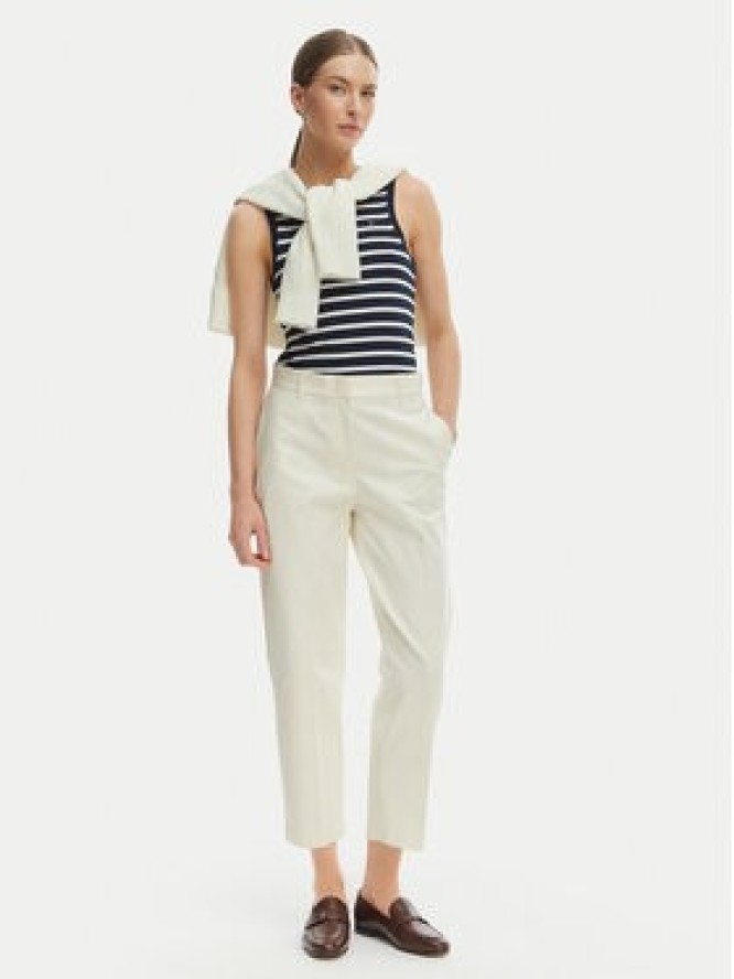 Tommy Hilfiger Top WW0WW47806 Granatowy Slim Fit