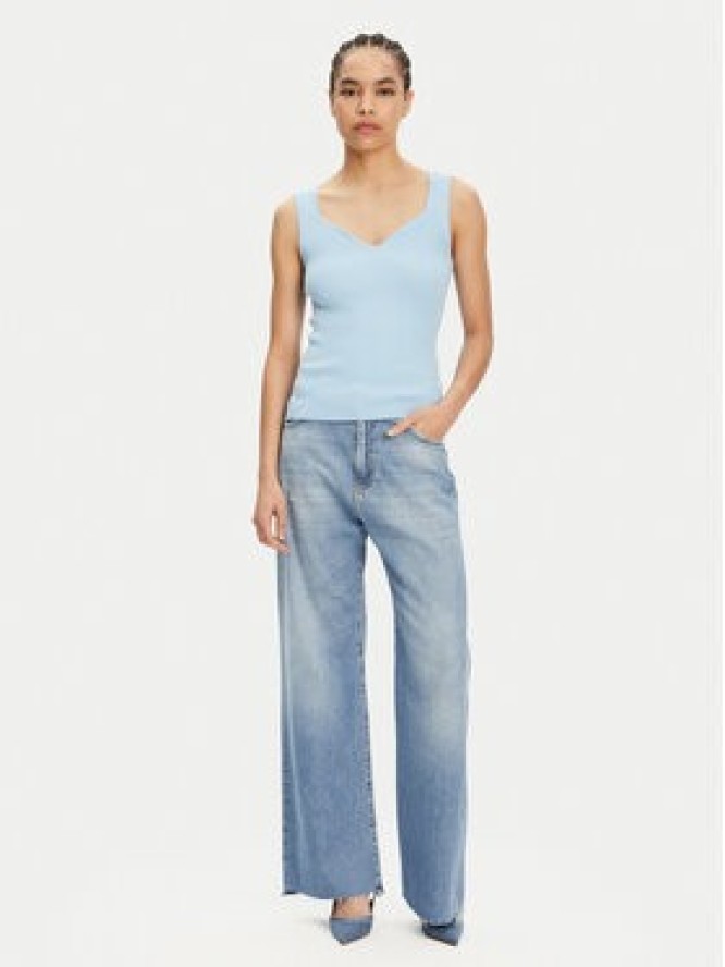 Vero Moda Top Willow 10326450 Niebieski Slim Fit