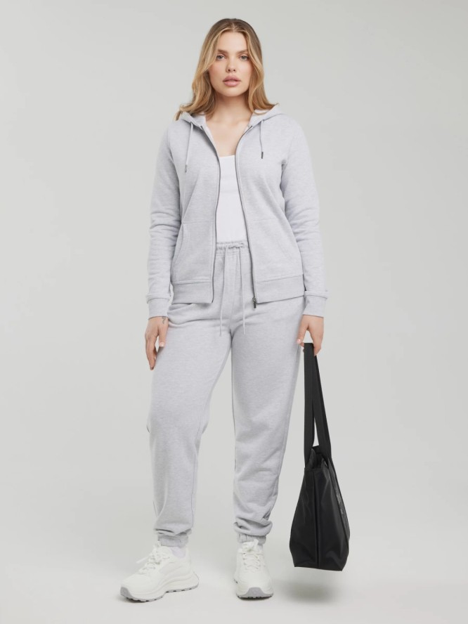 Bluza damska z kapturem szara Laurisana 901