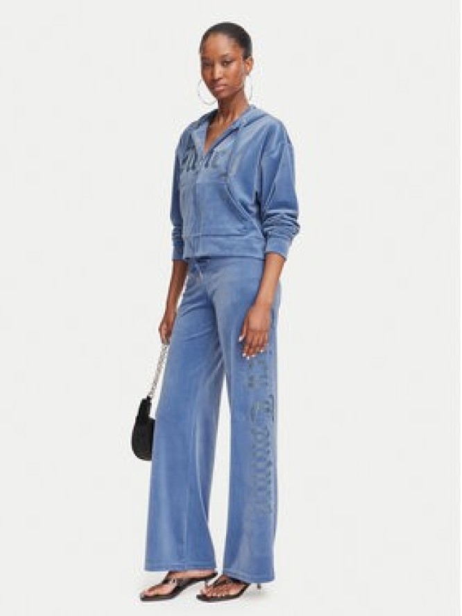 Juicy Couture Spodnie dresowe Old Gothic JCWBJ226334 Niebieski Regular Fit