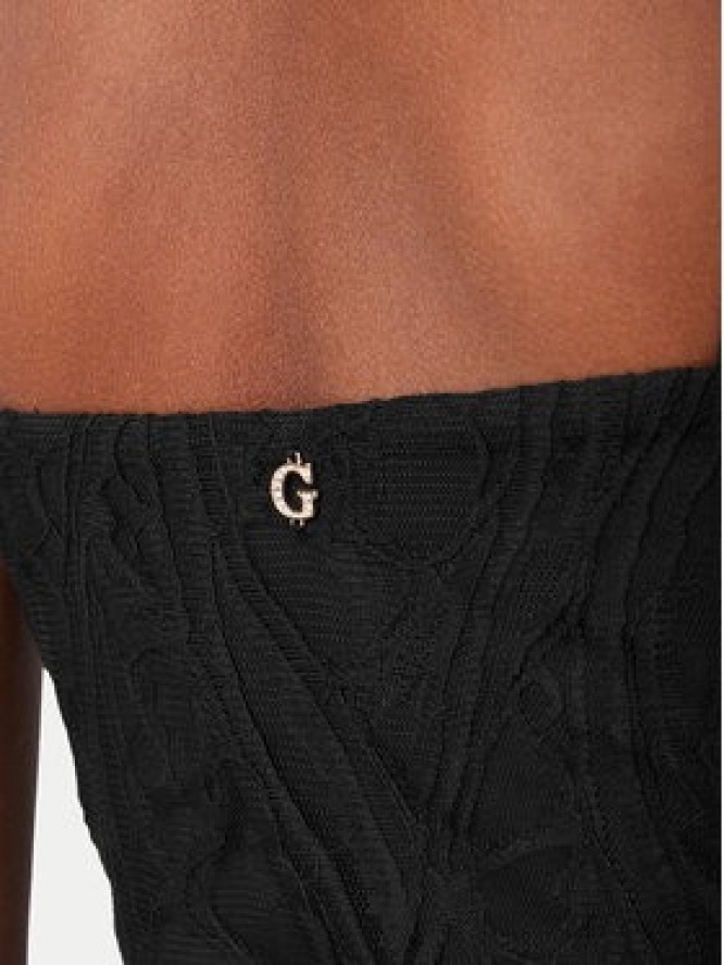 Guess Sukienka wieczorowa W6YK12 K4359 Czarny Slim Fit