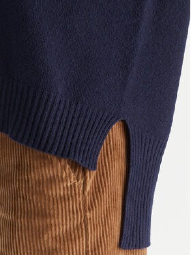 Kontatto Sweter 3M0842C Granatowy Relaxed Fit