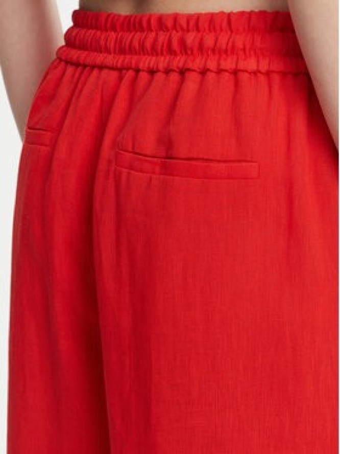 Marella Spodnie materiałowe Mattino 2513131084 Czerwony Wide Leg