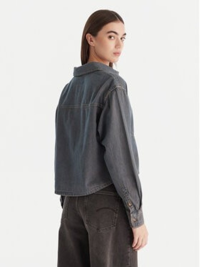 Guess Jeans Koszula jeansowa W5BH0D D5M8E Niebieski Relaxed Fit