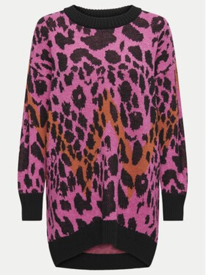 ONLY Sweter Helena 15332159 Różowy Oversize