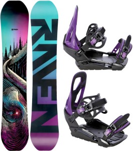 Zestaw Snowboard Raven Dahlia + Wiązania Raven S230